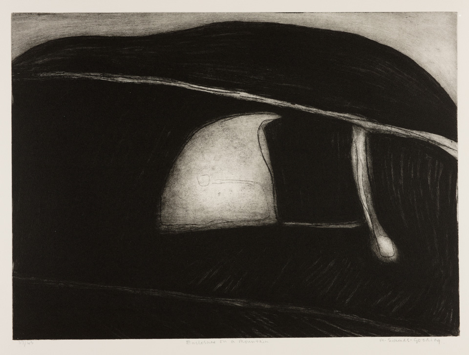 Enclosure on a Mountain ed. 45<br><span>1989, 48x66cm, Etching</span>