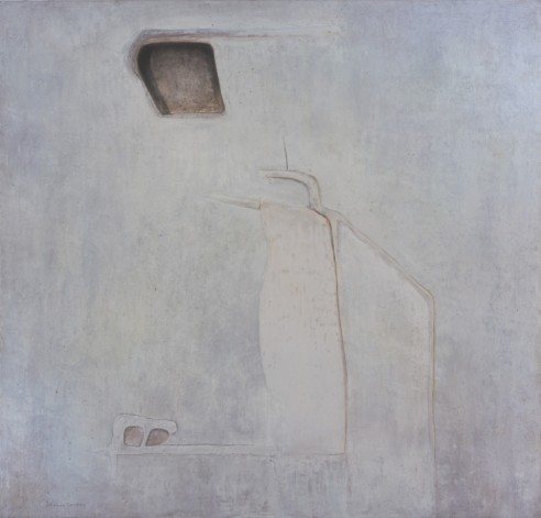 Cultivation IV<br><span>1972, 152 x 140cm, Fresco pigment on plaster</span>