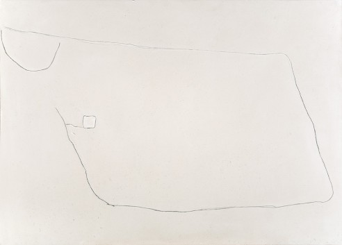 Enclosure<br><span>1985, 119 x 151cm, Fresco pigment on plaster</span>