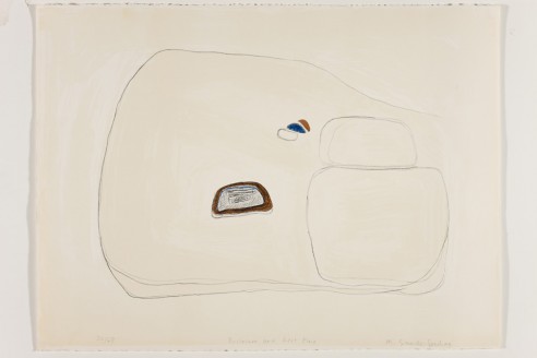 Enclosure and Rest Place<br><span>1983, 57 x 86cm, lithograph ed 48</span>